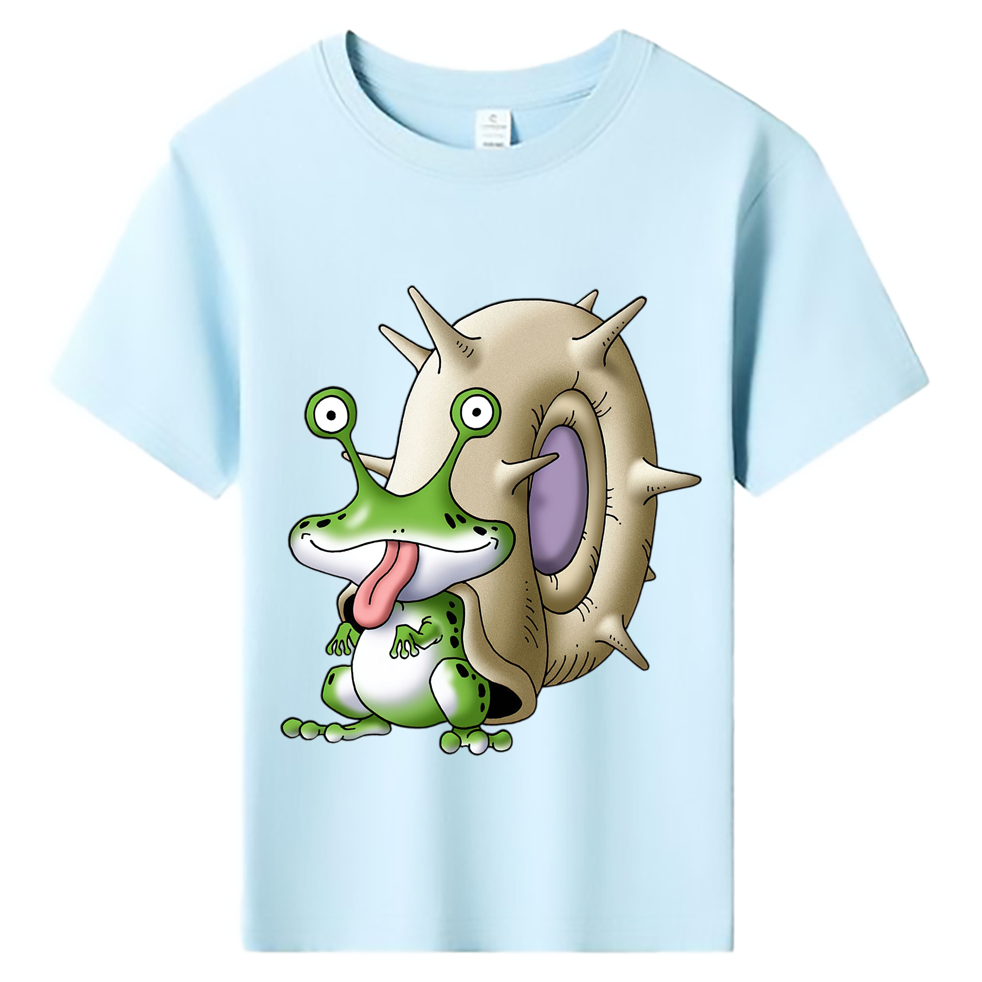 （画像用） ドラゴンクエスト Doragon Kuesuto Dragon Quest 綿100％キッズTシャツ（フロントプリント）